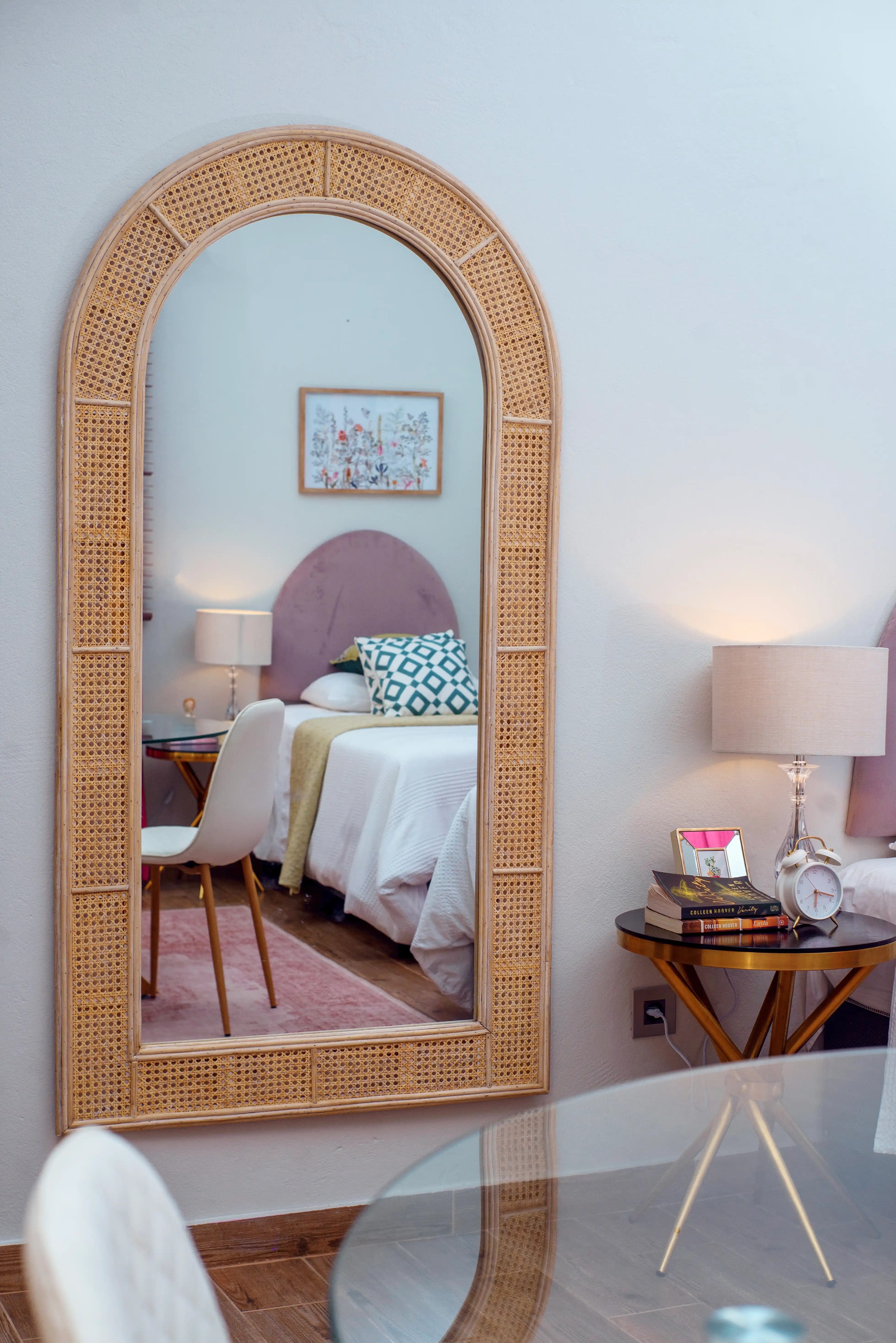 Blush Bloom — bedroom styling